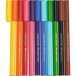 Filc készlet 60db-os FABER-CASTELL Connector műanyag tárolóban, Carrying case