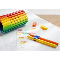 Filc készlet 60db-os FABER-CASTELL Connector műanyag tárolóban, Carrying case
