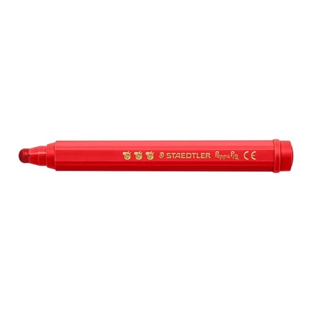 Filc készlet 6 db-os STAEDTLER „Noris® junior 329” 2,5 mm jumbo kimosható, Peppa malac minta, 6 szín