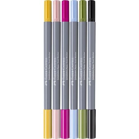 Filc készlet 6db-os GOLDFABER Art and Graphic kétvégű akvarell LETTERING