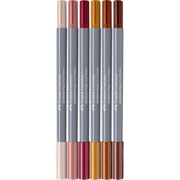 Filc készlet  6db-os GOLDFABER kétvégű akvarell BoHo