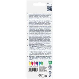 Filc készlet  6db-os GOLDFABER 0,4 tűfilc + ecset kétvégű akvarell filctoll, Édességbolt