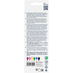 Filc készlet  6db-os GOLDFABER 0,4 tűfilc + ecset kétvégű akvarell filctoll, Graffiti