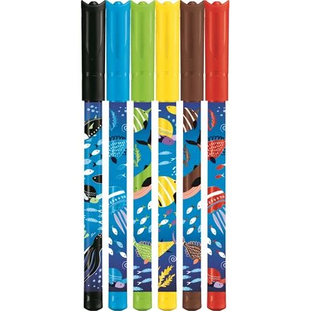 Filc készlet  6db-os MAPED Color Peps Ocean LIFE 2 mm, kimosható