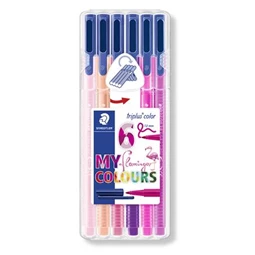 Filc készlet  6db-os STAEDTLER Triplus Flamingo 1 mm