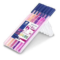 Filc készlet  6db-os STAEDTLER Triplus Flamingo 1 mm