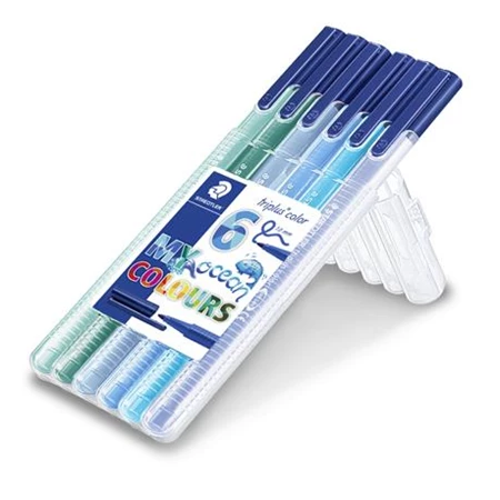 Filc készlet  6db-os STAEDTLER Triplus Ocean 1 mm