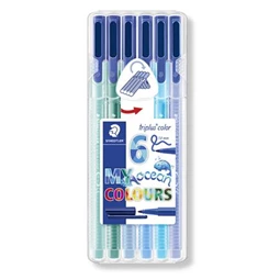 Filc készlet  6db-os STAEDTLER Triplus Ocean 1 mm