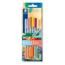 Filc készlet STAEDTLER 6db-os kétvégű 3280 Multiverzum 2,  1-3 mm, kimosható
