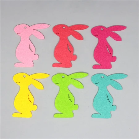 Filcfigura nyuszi 12db/csomag vegyes színek