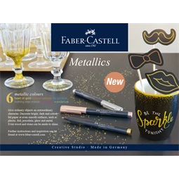 Filctoll FABER Art and Graphic művész, Creativ Studio 1,5mm metál arany