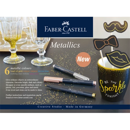 Filctoll FABER Art and Graphic művész, Creativ Studio 1,5mm metál arany