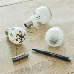 Filctoll FABER CASTELL  Art and Graphic Creativ Studio 1,5mm Metál ezüst