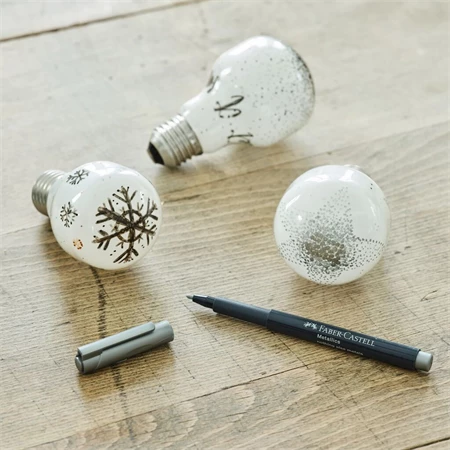 Filctoll FABER CASTELL  Art and Graphic Creativ Studio 1,5mm Metál ezüst