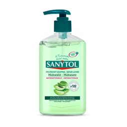 Folyékony szappan antibakteriális SANYTOL 250ml aloe vera és zöld tea