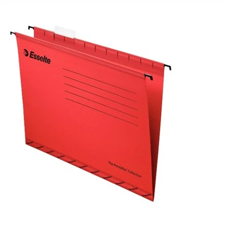 Függőmappa A/4 ESSELTE Classic újrahasznosított karton, piros, 25db/csomag