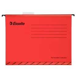 Függőmappa A/4 ESSELTE Classic újrahasznosított karton, piros, 25db/csomag