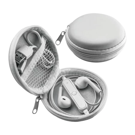 Fülhallgató, bluetooth, hangerőszabályzóval 4.2 Bluetooth, 10 m hatótávolság. töltő kábellel