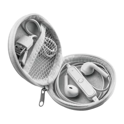 Fülhallgató, bluetooth, hangerőszabályzóval 4.2 Bluetooth, 10 m hatótávolság. töltő kábellel
