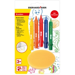 Fürdőkréta 5db-os EFABER műanyag fogóval + szivaccsal