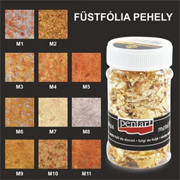 Füstfólia pehely 100ml M3 arany-ezüst-bronz kevert