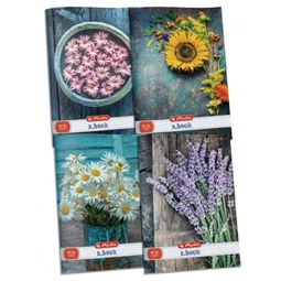 Füzet A/4 kockás HERLITZ 32 lapos Flower vegyes, minta nem választható