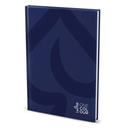 Füzet A/4 beíró kockás LIPAMILL 192 lapos Office keményfedeles