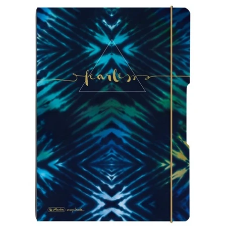Füzet A/4 kockás-vonalas HERLITZ 2x40 lapos My Book Batik Fearless