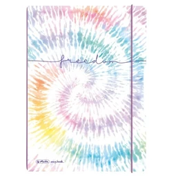 Füzet A/4 kockás-vonalas HERLITZ 2x40 lapos My Book Batik Freedom