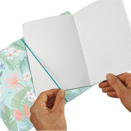 Füzet A/4 kockás-vonalas HERLITZ 2x40 lapos My Book LadyLike Jungle