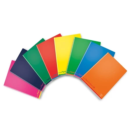 Füzet A/4 kockás PIGNA 38 lapos Colours vegyes, minta nem választható