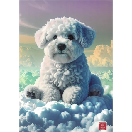 Füzet A/4 kockás Pigna Super Cute Clouds tűzött 50 lapos, minta nem választható