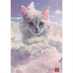 Füzet A/4 kockás Pigna Super Cute Clouds tűzött 50 lapos, minta nem választható