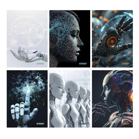 Füzet A/4 kockás STREET 54 lapos AI