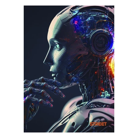 Füzet A/4 kockás STREET 54 lapos AI