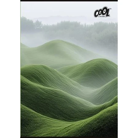 Füzet A/4 sima COOL BY VICTORIA 80 lap "Green Calm"