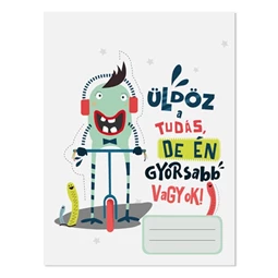 Füzet A/4 sima PD 32 lap Monsters 2023 vegyes, minta nem választható