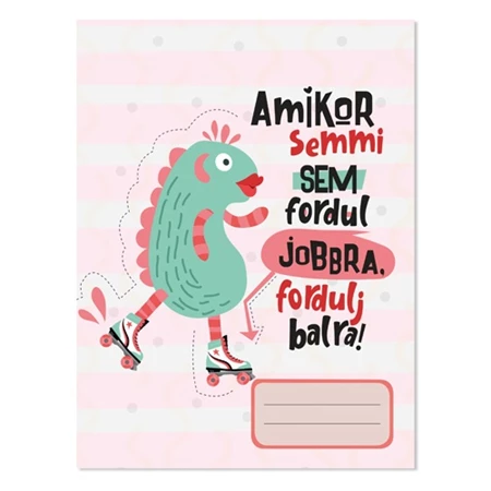 Füzet A/4 sima PD 32 lap Monsters 2023 vegyes, minta nem választható