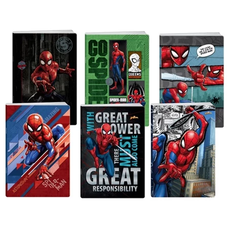 Füzet A/4 vonalas Bestbuy Spider-Man 50 lapos, tűzött