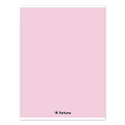 Füzet A/4 vonalas FORTUNA Monocolor 32 lapos pasztel rózsaszín