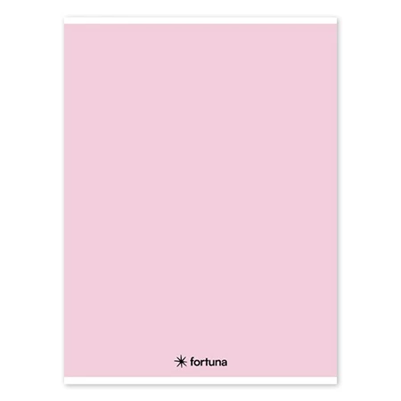 Füzet A/4 vonalas FORTUNA Monocolor 32 lapos pasztel rózsaszín