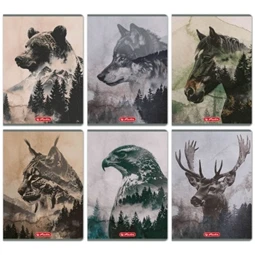 Füzet A/4 vonalas HERLITZ 32 lapos Into The Wild 81-32 vegyes, minta nem választható