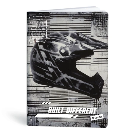 Füzet A/4 vonalas LIPAMILL 40 lapos Born to ride 1db, minta nem választható