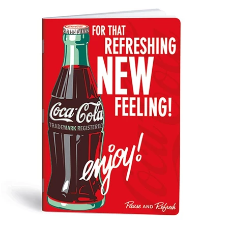 Füzet A/4 vonalas LIPAMILL 40 lapos Coca Cola