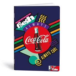 Füzet A/4 vonalas LIPAMILL 40 lapos Coca Cola
