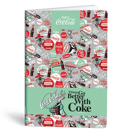 Füzet A/4 vonalas LIPAMILL 40 lapos Coca Cola
