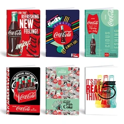 Füzet A/4 vonalas LIPAMILL 40 lapos Coca Cola