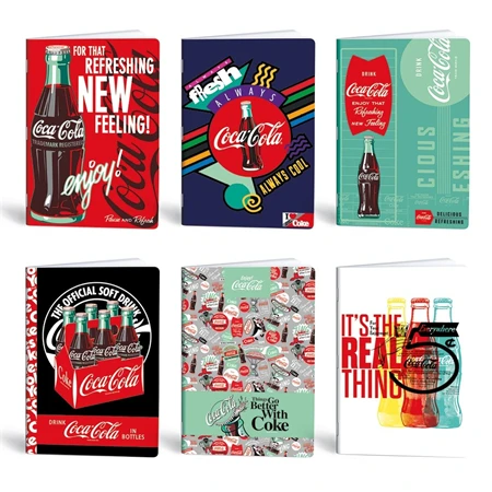 Füzet A/4 vonalas LIPAMILL 40 lapos Coca Cola