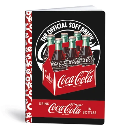 Füzet A/4 vonalas LIPAMILL 40 lapos Coca Cola