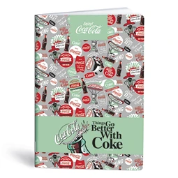 Füzet A/4 vonalas LIPAMILL 40 lapos Coca Cola